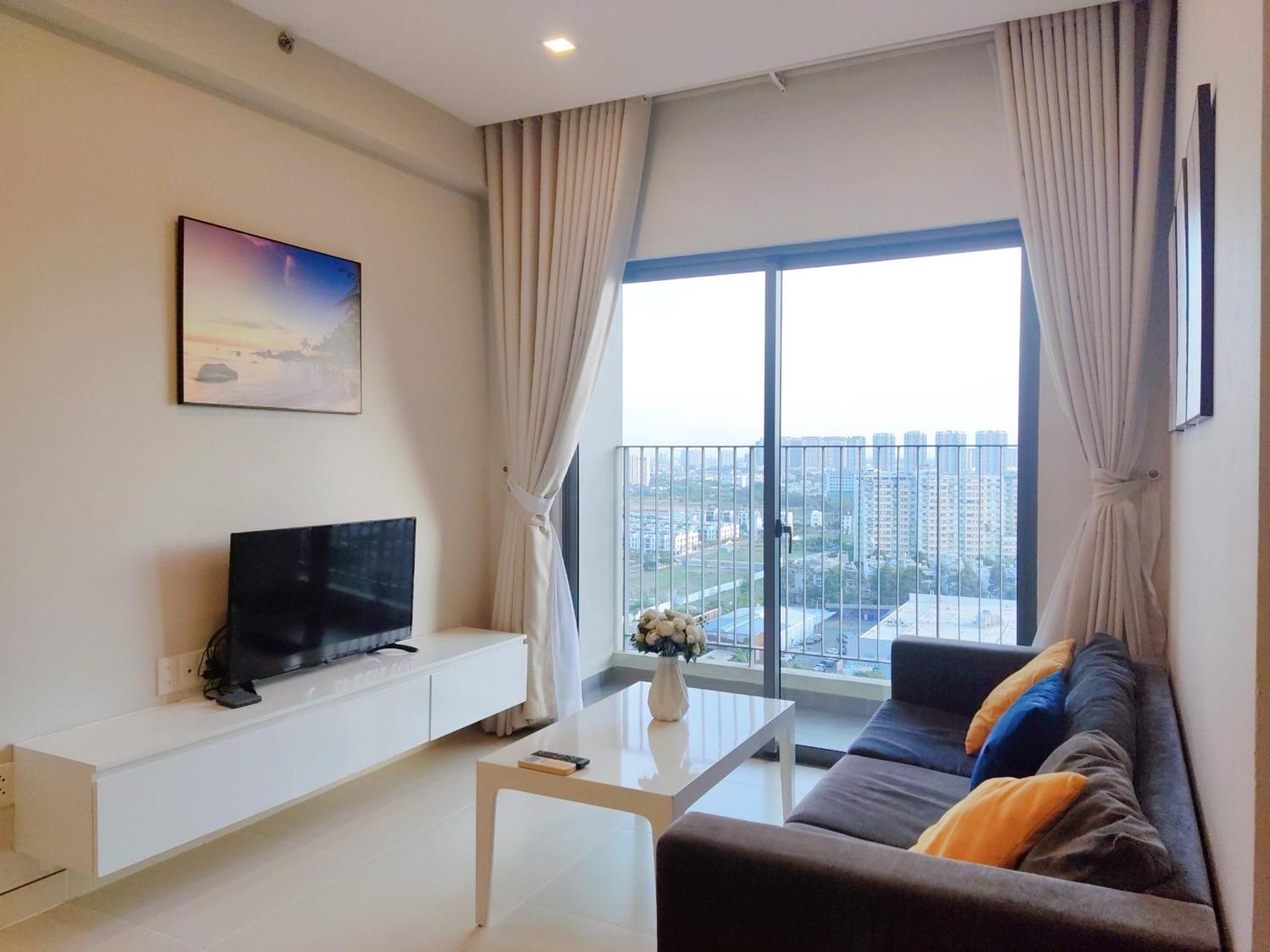 Masteri Thao Dien Comfy Apartment #Nice Balcony #Opening View Ciudad Ho Chi Minh  Exterior foto